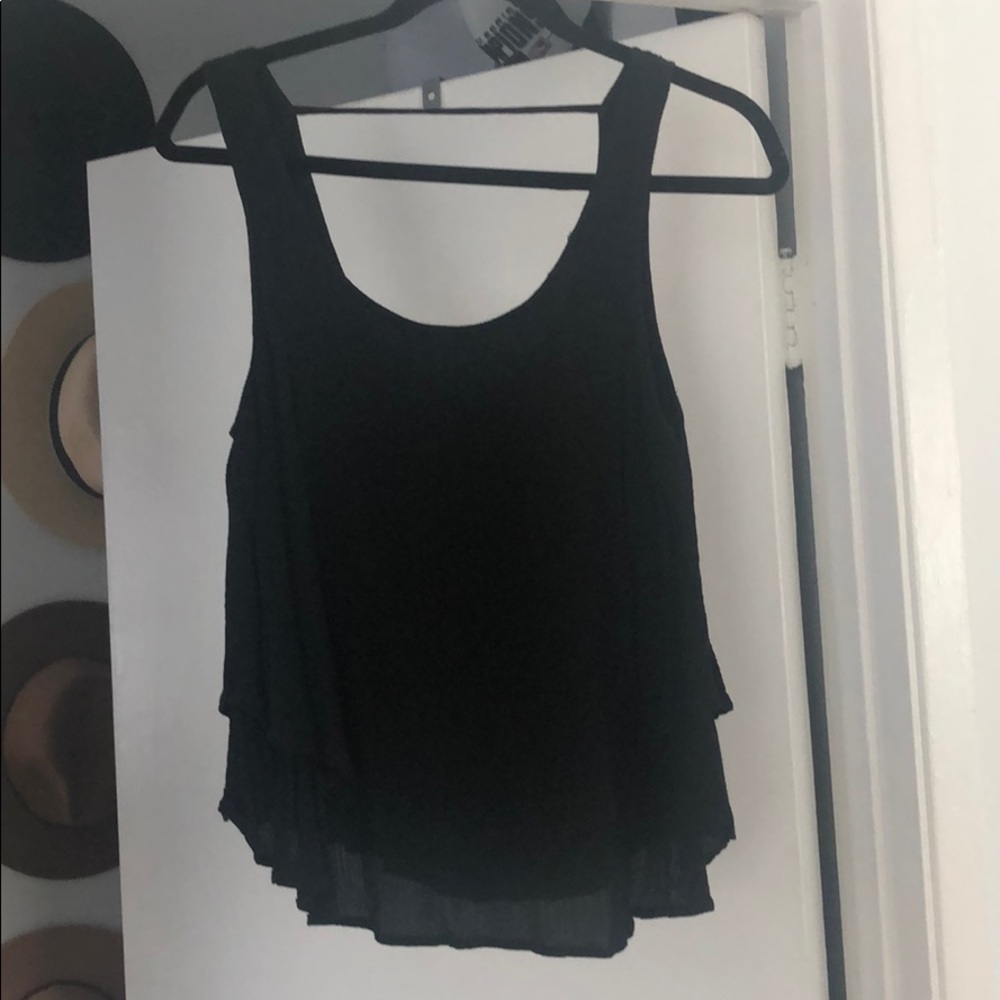 Tiered, flowy tank.